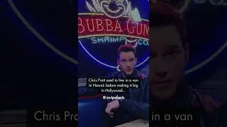 Chris Pratt used to live in a van in Hawaii before making it big in Hollywood.