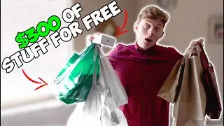 I Went To 100 DIFFERENT STORES And ASKED FOR FREE STUFF (It Worked!)