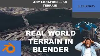 BlenderGIS Full Tutorial 2026 | Install Addon, Get API Key & Create 3D Terrain Maps from  Locations