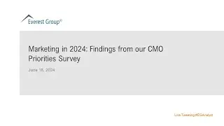 On-demand Webinar: Marketing in 2024: Findings from our CMO Priorities Survey