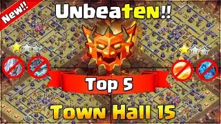 TOP 5! New Best Th15 Legend Base + Copy Link 2025 | Th15 War/Cwl Base | Clash of Clans Th15 Base
