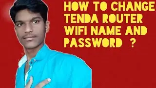 How to change tenda router | WiFi name and password |