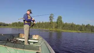 Topwater Largemouth on Quebec Back Lake