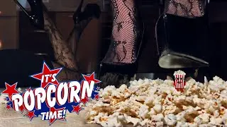 Pea vs. Popcorn! High Heels Crushing Food! Oddly Satisfying ASMR