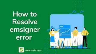 How to Resolve emsigner Error on GST Portal - Step by Step Compete process.