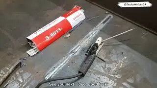 Stick welding rod.