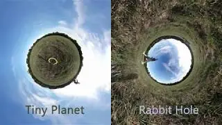 Creating a Tiny Planet or Rabbit Hole Effect in Pinnacle Studio