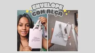 Envelope para fotos com alça e personalizado com logo marca - Faça você também!