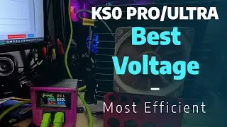 IceRiver KS0 Most Efficient Voltage Testing!! #crypto #iceriver #kaspa