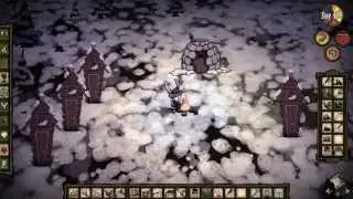 Let's Play Don't Starve 558 Pig Town Harvesting McTusk & Friends