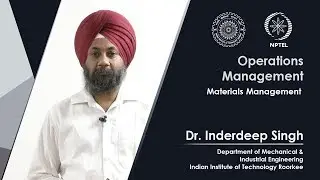 Lecture 51 Materials Management