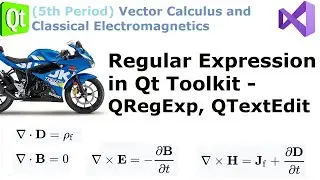 014 - Regular Expression in Qt Toolkit - QRexExp, QTextEdit