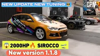 2000hp Sirocco Dragtune car parking multiplayer 2 | new update dragtune | fastest dragtune