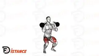 Squats avant avec kettlebell