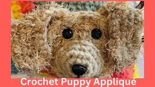 How To Crochet Beginner Puppy/Dog Appliqué