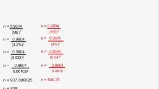Using the Margin of Error Formula