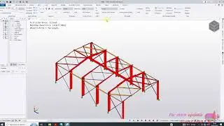DESIGN OF STEEL PORTAL FRAME IN TEKLA STRUCTURAL DESIGNER 2024