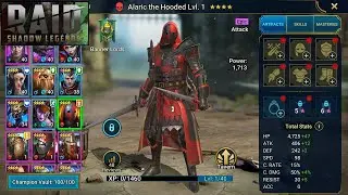 [*/\*] RAID: Shadow Legends - Unlocking Alaric the Hooded (EPIC FORCE Champion)
