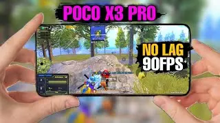 Poco X3 Pro Pubg Test 5 Finger Claw+Full gyro | Smooth+90fps PUBG MOBILE | souryn