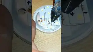 How to Make DC LED Light from Old & Useless LED Tubelight | Making of 6V DC LED Strip #shorts