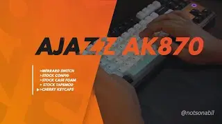 AJAZZ AK870 - Sound test - Merrard Switch