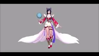 Ahri Walking League of Legends