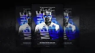 How To Make Club Party Flyer Design | Adobe Photoshop Tutorial