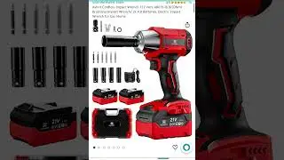 $35 % off Avhrit Cordless Impact Wrench 1/2 inch, 480 ft-lb (650Nm) Brushless Impact Wrench