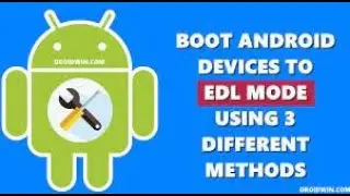 How To Samsung Latest Model In EDL Mode working new update