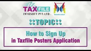How to Sign Up in Taxfile Posters App