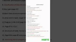 Data Structure Important for Final exam July2022 4th semester#Computer #Diploma #hsbte #Polytechnic