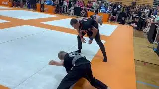 Tiago Carazzai Thayer Double Gold at Grappling Industries