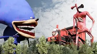 Siren head vs choo choo charles vs shin sonic tapes full movie