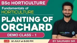 BSc Horticulture Foundation demo Class - 1 / Fundamentals of Horticulture /  Inspiring Agricon