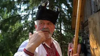 Хата  мольфара. Мольфар Микола. Полонина Перці.