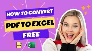 How to convert pdf to excel file | Mega tech |