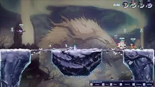 Brawlhalla - World's End IL Speedrun - 0:30 (Couch Party)
