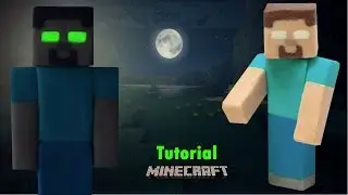 Herobrine Creepypasta Tutorial - Plastilina ★ Polymer clay ★ Plasticine