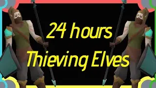 Loot from 24 hours Pickpocketing Elves - OSRS