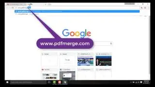 How to merge pdf file