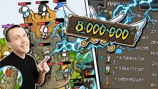 Grow Castle | MY Gold Autobattle Build | 8 MILLION WAVES