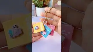 Cute Notebook keychain idea 
