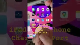iPad or iPhone Charging Port Problem How To Fix #apple #ipad #iphone #smartphone #tipsandtricks