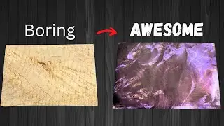 How to Stabilize Wood with Two Colors | Easy Double Dye Tutorial
