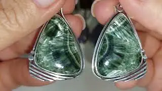 145. Ларимар, уткинит, азурит, неллит и другие минералы в серебре👌💍💎💖