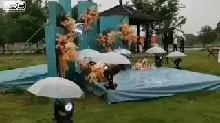 Spotlight moving head umbrella protection