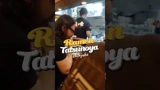Ramen Tatsunoya Shinjuku #explore #vacation #japan #tokyo #japanesefood #ramen