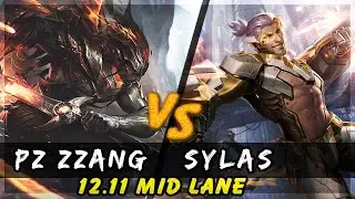 Pz Zzang - Yasuo vs Sylas MID Patch 12.11 - Yasuo Gameplay