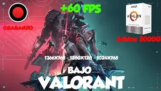 VALORANT Athlon 3000G 8gb Ram 2024