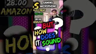 NJSJ ME6S USB Gaming Mic Microphone 🎙️ How DOES it Sound?? 🔥 